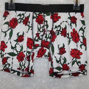 MeUndies red roses men's boxer briefs size medium